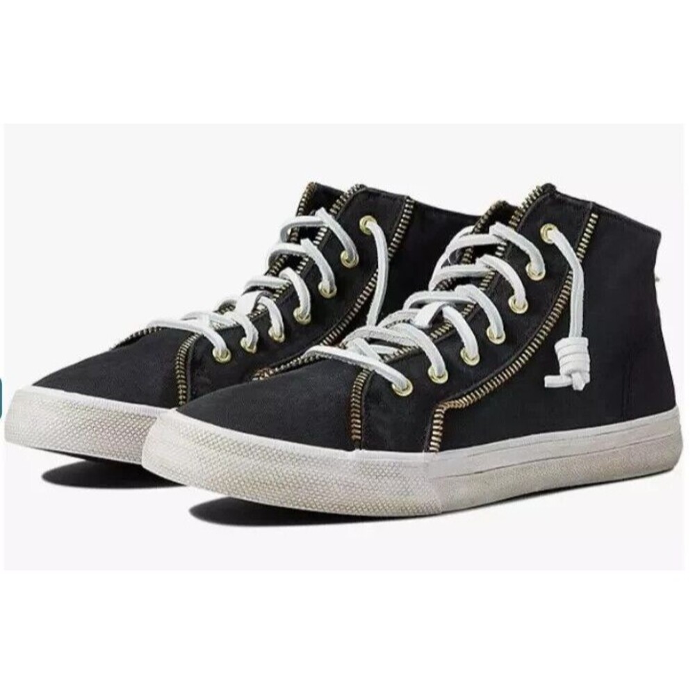 Rebecca Minkoff x Sperry HighTop Sneaker Black Women's Size 9 M NIB